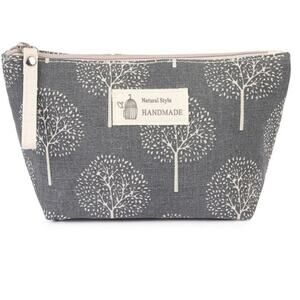 Tree Print Makeup Cosmetics Organization Jewelry Pouch Travel Bag New